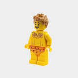 Nude male brick figure in underwear