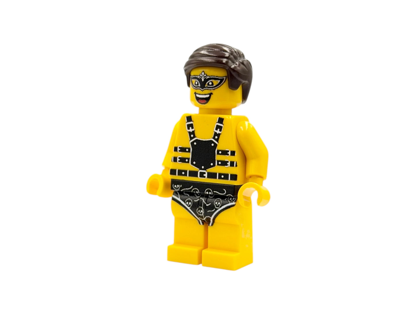 Showboy in Leather Look Building Block Figure