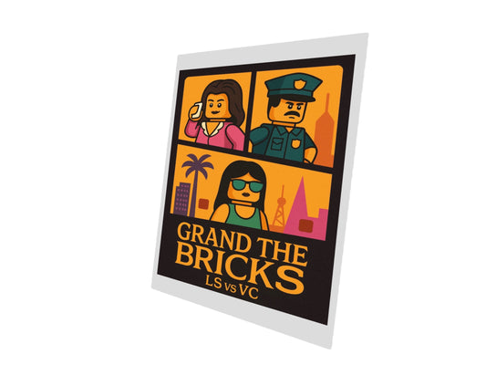 Grand The Bricks Sign - 2x3 Tile