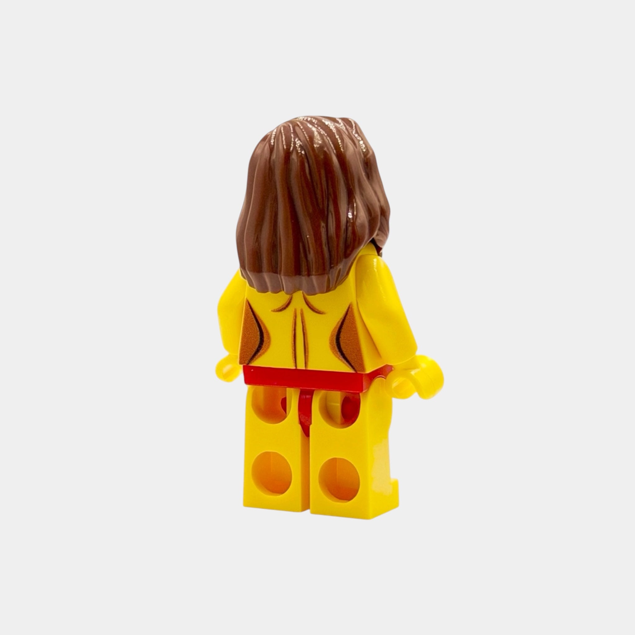 Nude building block figure with red panties