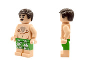 420 Brick figure with swim shorts