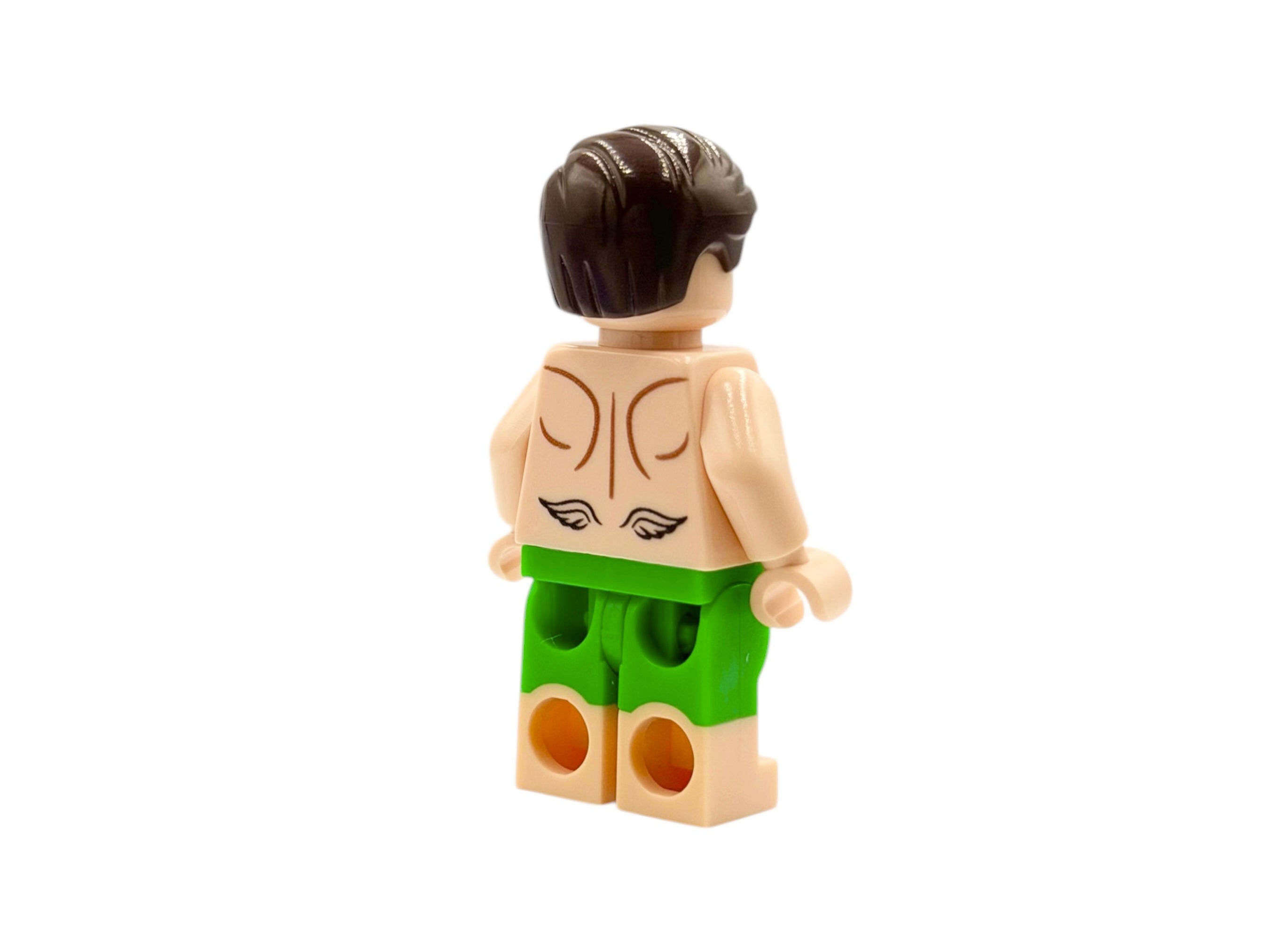 420 Brick figure with swim shorts
