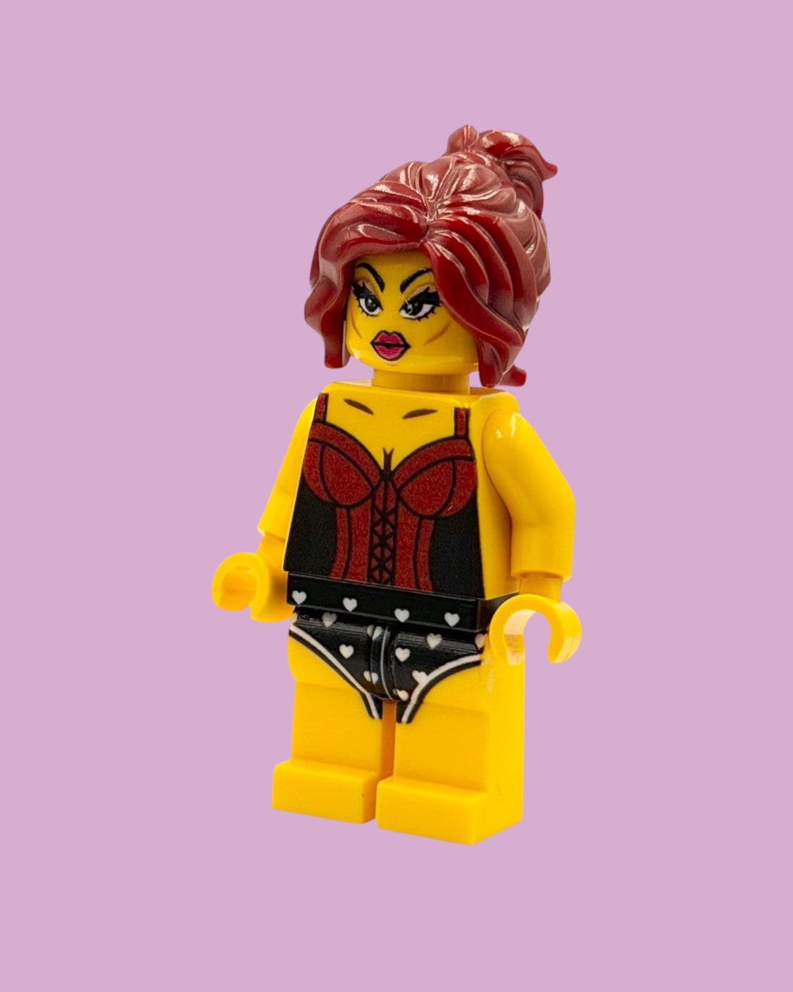 Showgirl in Corset Building Block Figure