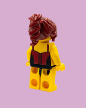 Showgirl in Corset Building Block Figure