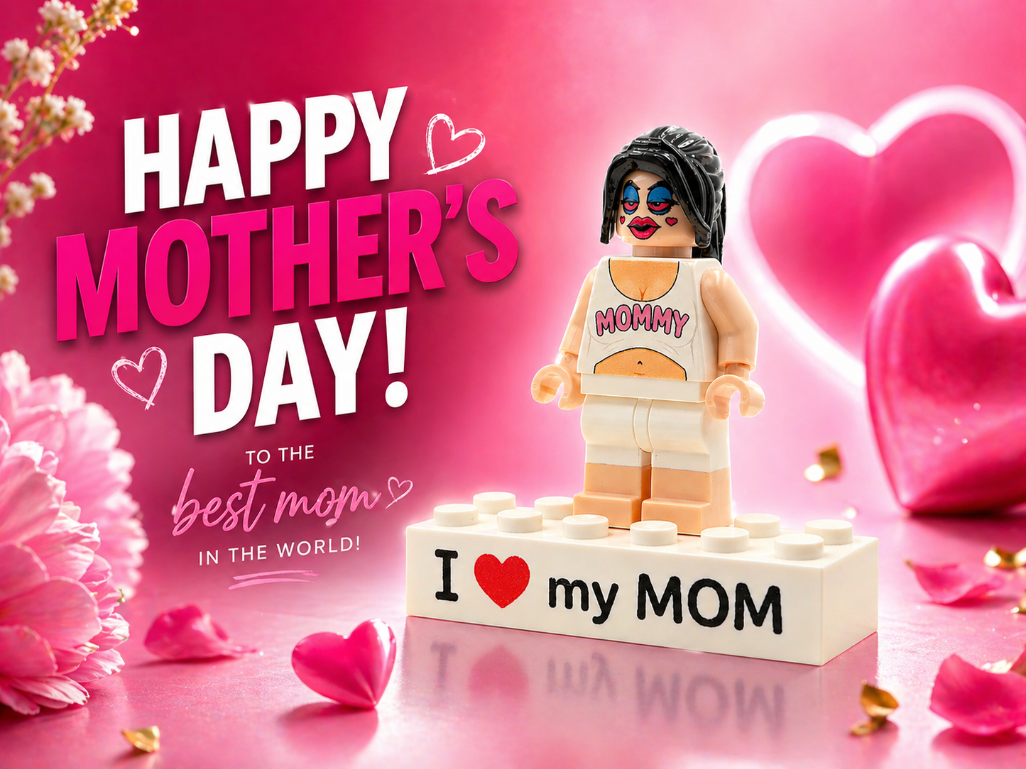 Mother's Day Edition Building Block Figure