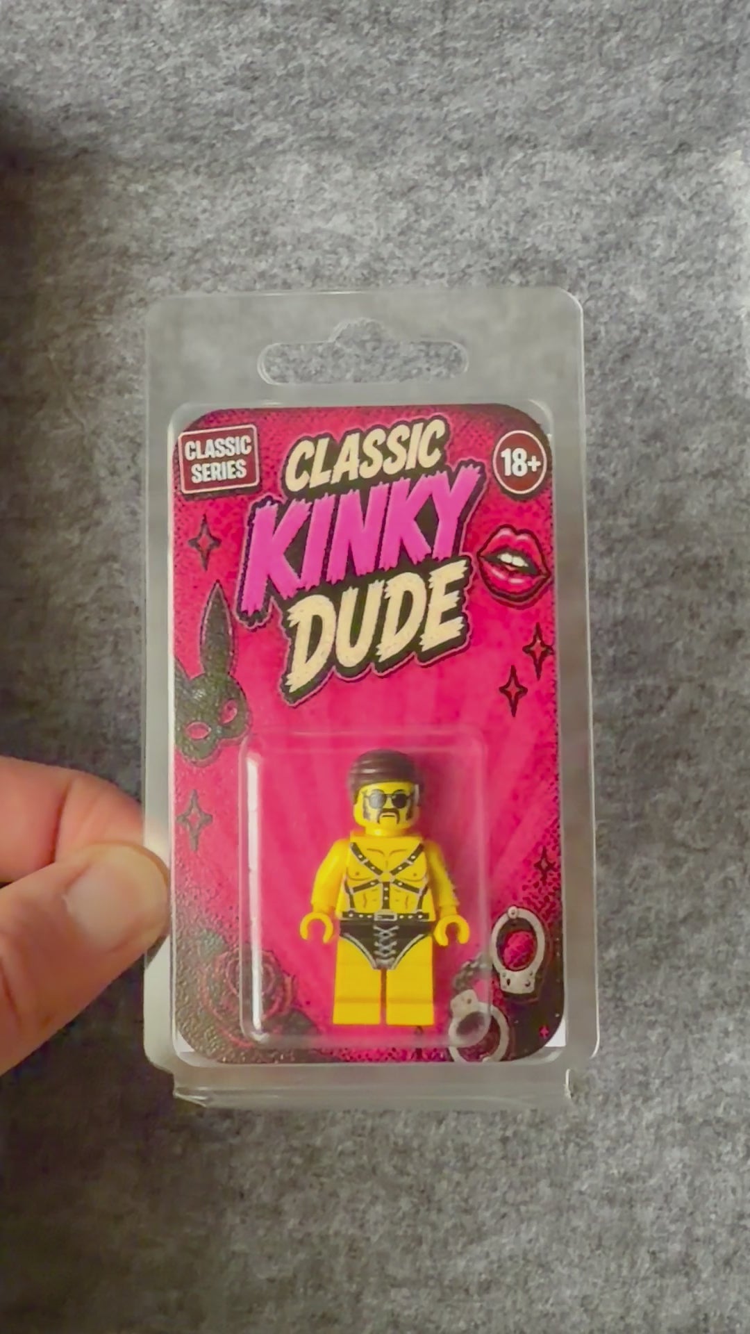 Kinky Dude - Building Block Figure in Blister Packaging