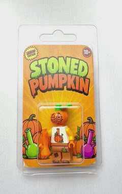 Stoned Pumpkin building block figure with random pipe
