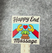 Happy Ending Massage - 5 x 5 Building Block Panel