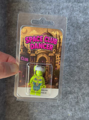 Space Club Dancer Building Block Figure - Lime